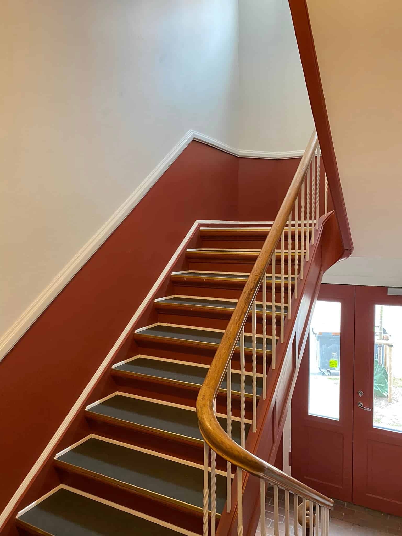 Renovering af trappeopgangen med blik for detaljerne